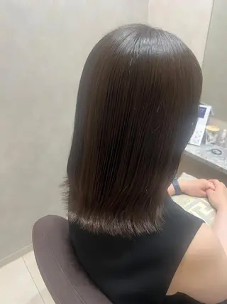 ミディアム 🌈安藤愛/透明感 艶カラー🫧ROWのヘアスタイル