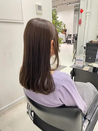 セミロング カラー オトナヘア🌸 harukaのヘアスタイル