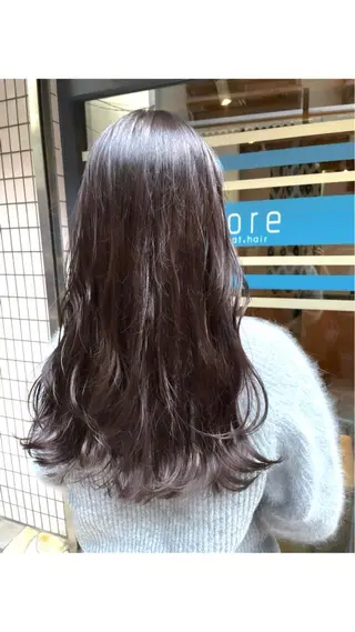ロング カラー あずまぐち めぐみのヘアスタイル