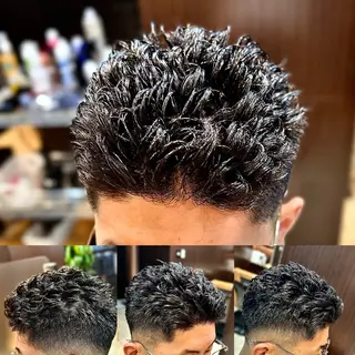 ショート パーマ メンズ 💈田上 立輝のヘアスタイル