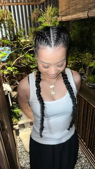 モデル募集💚 Miyabi💚のヘアスタイル