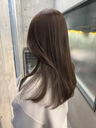 セミロング カラー yuuna/ ハッシュカット🎀のヘアスタイル