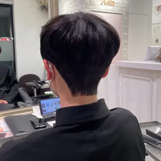 ショート パーマ ヘアアレンジ メンズ パク・ボミン小野リエ 韓国ハーフ🦊のその他イメージ