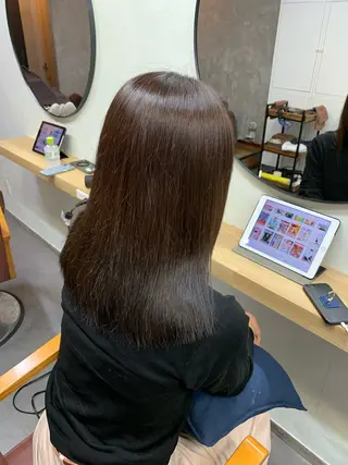 ミディアム 照井 耀のヘアスタイル