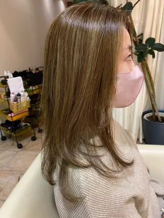 セミロング Fuse所属・Hana ⭐️カラーモデル募集のヘアスタイル