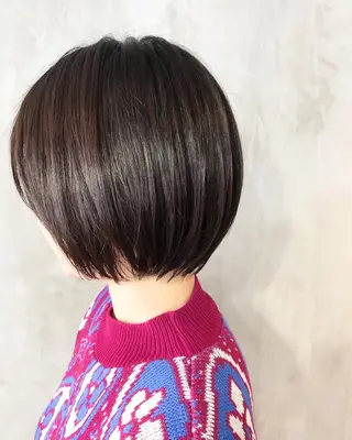 ショート ボブ×縮毛矯正 ryotaのヘアスタイル