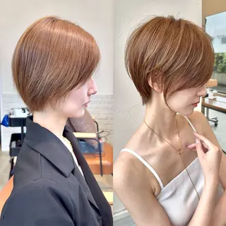ショート 🌈銀座、ボブ ショート🌈にっしーのヘアスタイル