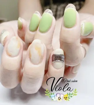 セミロング ネイル Nailsalon Viola所属・ネイルサロン Violaのネイルデザイン