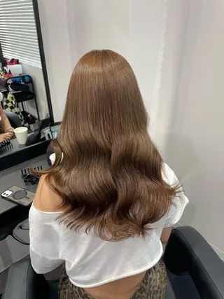 ロング カラー 🎀暖色/ラベンダー /paru🤍のヘアスタイル