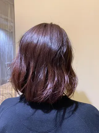 ミディアム カラー 高橋友里亜 /フリーランスのヘアスタイル