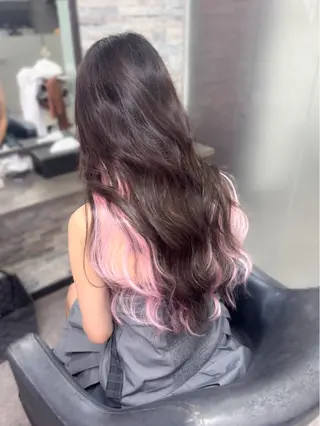 ロング ハイトーンエクステ 🎩カズキ🎩のヘアスタイル