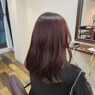 セミロング 龍 悠紀のヘアスタイル