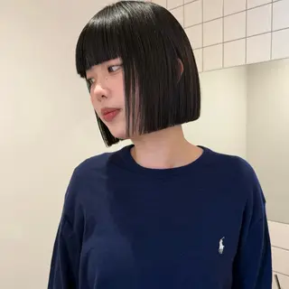 ミディアム 舟橋耀/ブリーチカラ ー/レイヤーカットのヘアスタイル