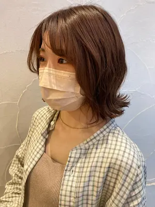 ミディアム パーマ/名古屋パーマ / コデラ ナナホのヘアスタイル