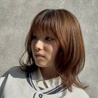 セミロング 髪に優しいブリーチ/ メンズ/アニメ/僚汰のヘアスタイル