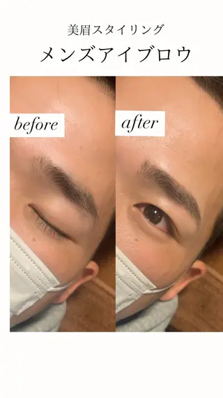 メンズ アイブロウ Salon【yuzu.】所属・🍊肌管理×美眉 【yuzu.】の眉毛・アイブロウイメージ