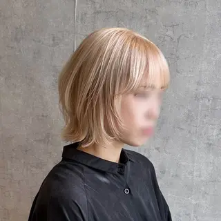 ショート カラー shiho/名駅💎 ケアカラー/ブリーチのヘアスタイル