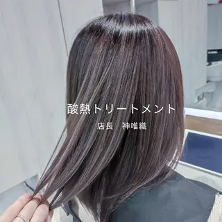 ミディアム 神 唯織のヘアスタイル