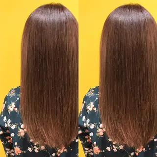 セミロング カラー moon  ticobrae所属・こくしょう れいかのヘアスタイル