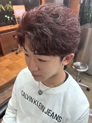 パーマ メンズ 土岐 仁/メンズ専門 パーマ特化美容師🔥のヘアスタイル