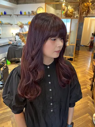 ロング カラー HOMIE TOKYO所属・sora / 渋谷 / ハイトーンのヘアスタイル