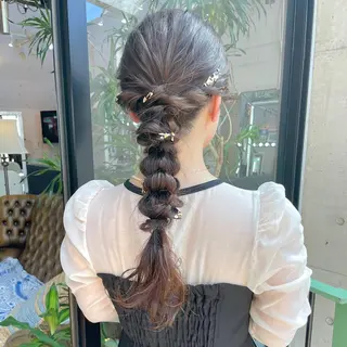 セミロング SAKURA 髪質改善/ヘアセットのヘアスタイル