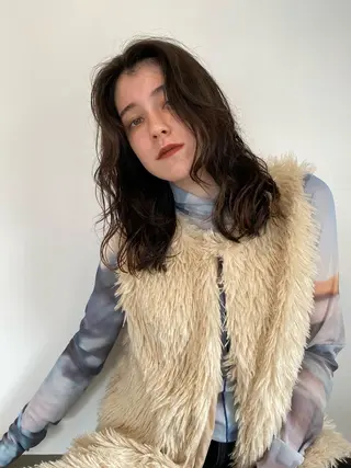 セミロング カラー パーマ Hayashi Shioriのヘアスタイル