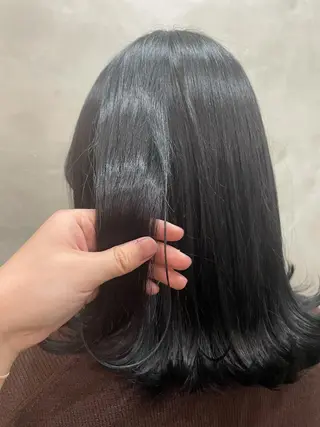 ミディアム カラー 【ピンク/韓国ヘア/ ヘアセット】亜海のヘアスタイル