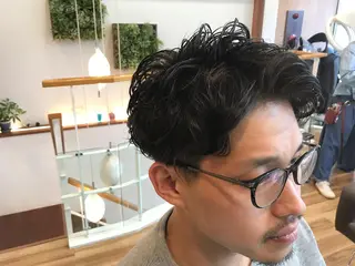 ショート パーマ メンズ Graph. （グラフ）立川🪽✨のヘアスタイル
