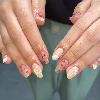 ネイル 🎀NAIL🎀 AI🪄︎︎◝✩のネイルデザイン