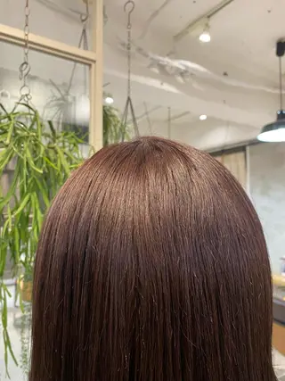 ミディアム カラー 艶カラー 🤍🫧/makoのヘアスタイル