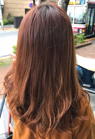 ロング カラー 【メンズ縮毛矯正】 田中秀斗のヘアスタイル