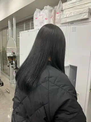 ロング 奥野碧🌈艶髪 /ダメージレスカラーのヘアスタイル