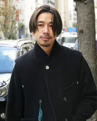 ミディアム カラー メンズ メンズカット/パーマ /ユアサシュンスケのヘアスタイル