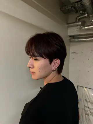 カラー たける/韓国へア /ダウンパーマのヘアスタイル