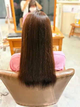 セミロング 宇田 真基のヘアスタイル