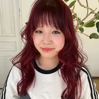 ロング カラー ヘアアレンジ ユウナ🎀レイヤー/ 暖色カラーのヘアスタイル