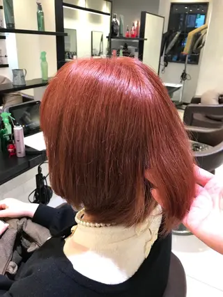 ミディアム カラー Renatus店長 金子裕美のヘアスタイル