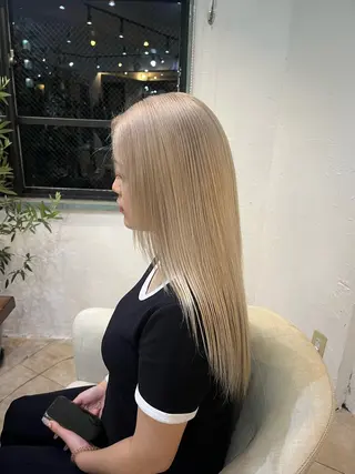 ロング カラー 💛ハイトーン💛 りむのヘアスタイル