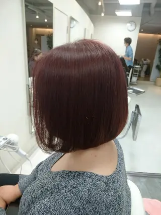 ミディアム カラー nagane sayakaのヘアスタイル