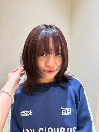 カラー yana /カラーモデルのヘアスタイル