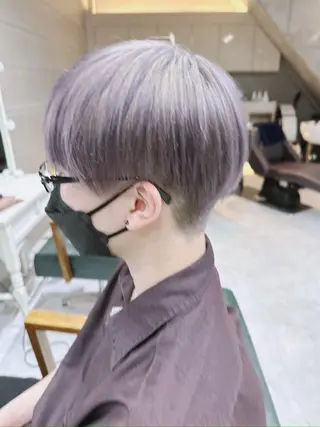 ショート カラー ヘアアレンジ メンズ 𝐑𝐈𝐍𝐊𝐀 🐣🩷のヘアスタイル