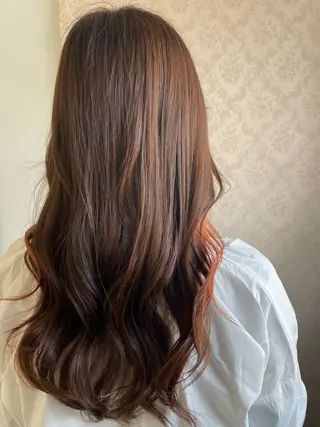 ロング カラー ヒヨシ ルナのヘアスタイル