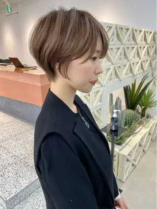 ショート urara/ショート /透明感カラーのヘアスタイル