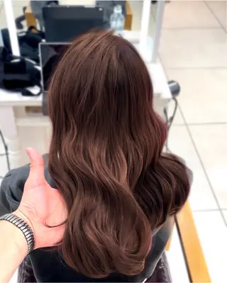 セミロング 新宿/韓国メンズ RIKUパーマのヘアスタイル