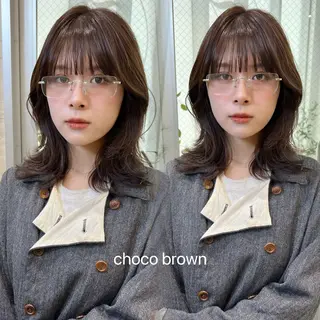 ミディアム 🎀zina/韓国 🎀amiのヘアスタイル
