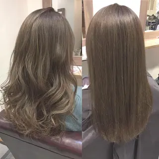 ロング カラー hair salon Ranun髪質改善のヘアスタイル
