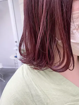 ミディアム カラー ハイトーン×似合わせ 🌱中川慎之介のヘアスタイル