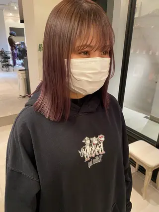 ミディアム カラー riria/ボブ /ブラウンカラー🎀のヘアスタイル