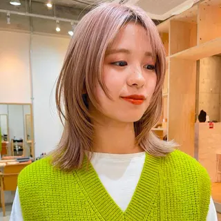 カラー 透明感カラー/レイ ヤー/Nana🌈のヘアスタイル